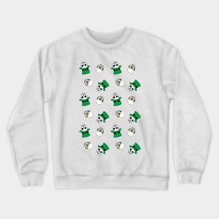 st. paddy's day skulls Crewneck Sweatshirt